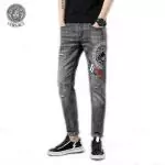 versace jeans denim pants 2020 black gray